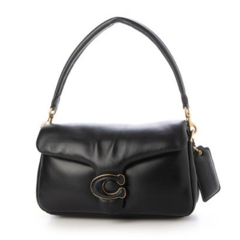 COACH Pillow Tabby 26 Shoulder Bag Black Authentic - Picture 2 of 8